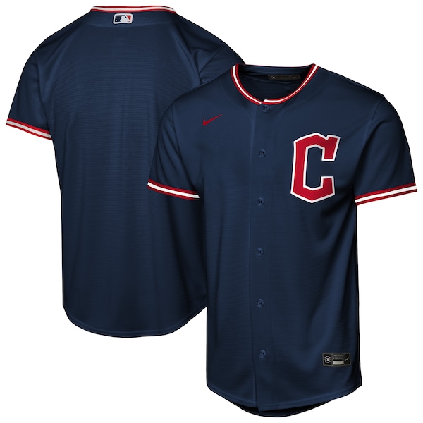 Cleveland Guardians Nike Youth Alternate Replica Jersey - Navy