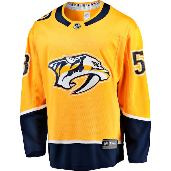 Michael Bunting Nashville Predators  Home Breakaway Jersey - Gold