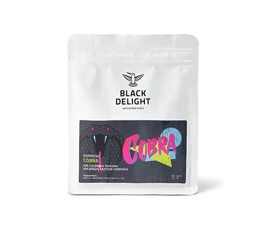 Black Delight - COBRA Blend Espresso - 1 kg Ganze Bohne