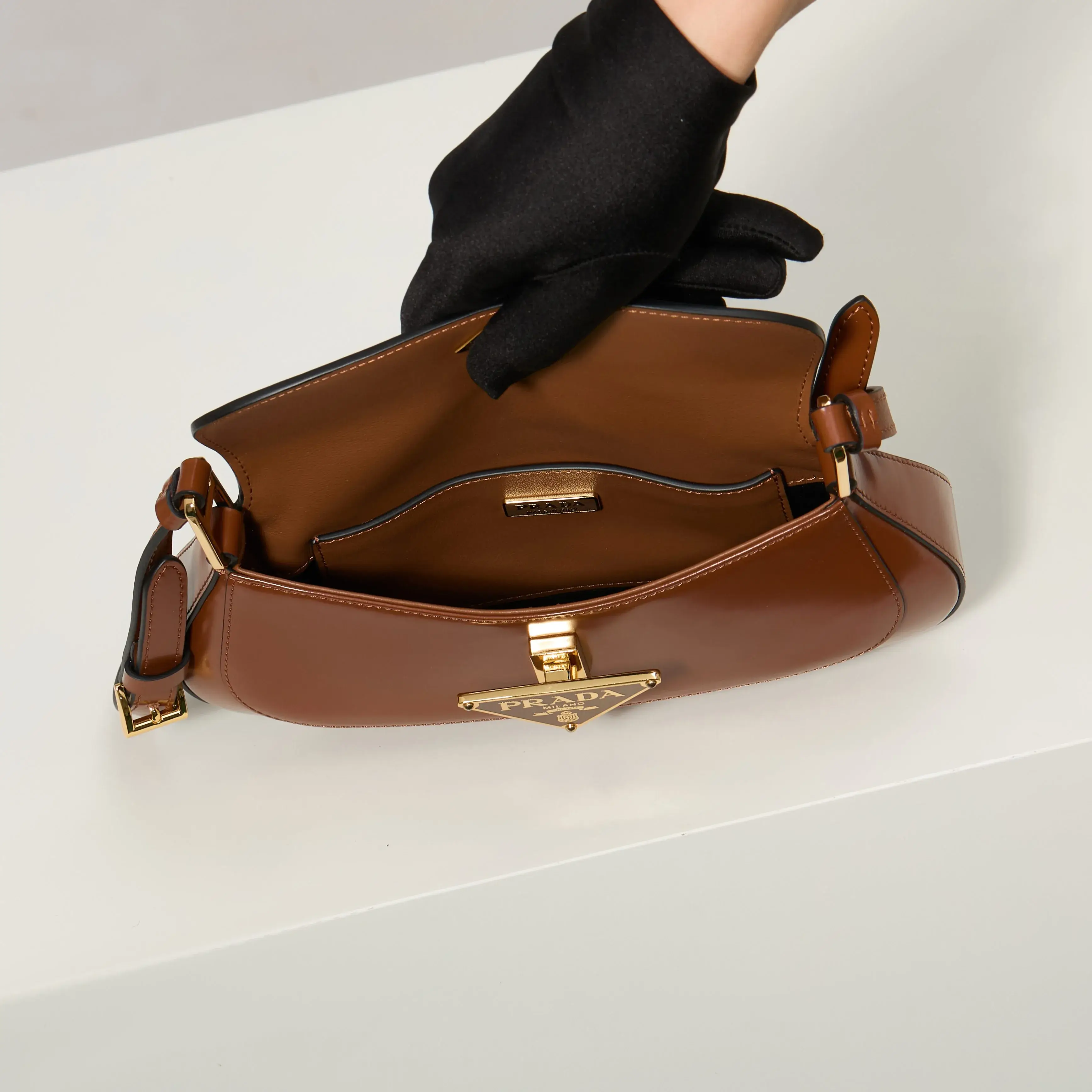Prada Brown Shoulder Bag product photo from LabelPicks