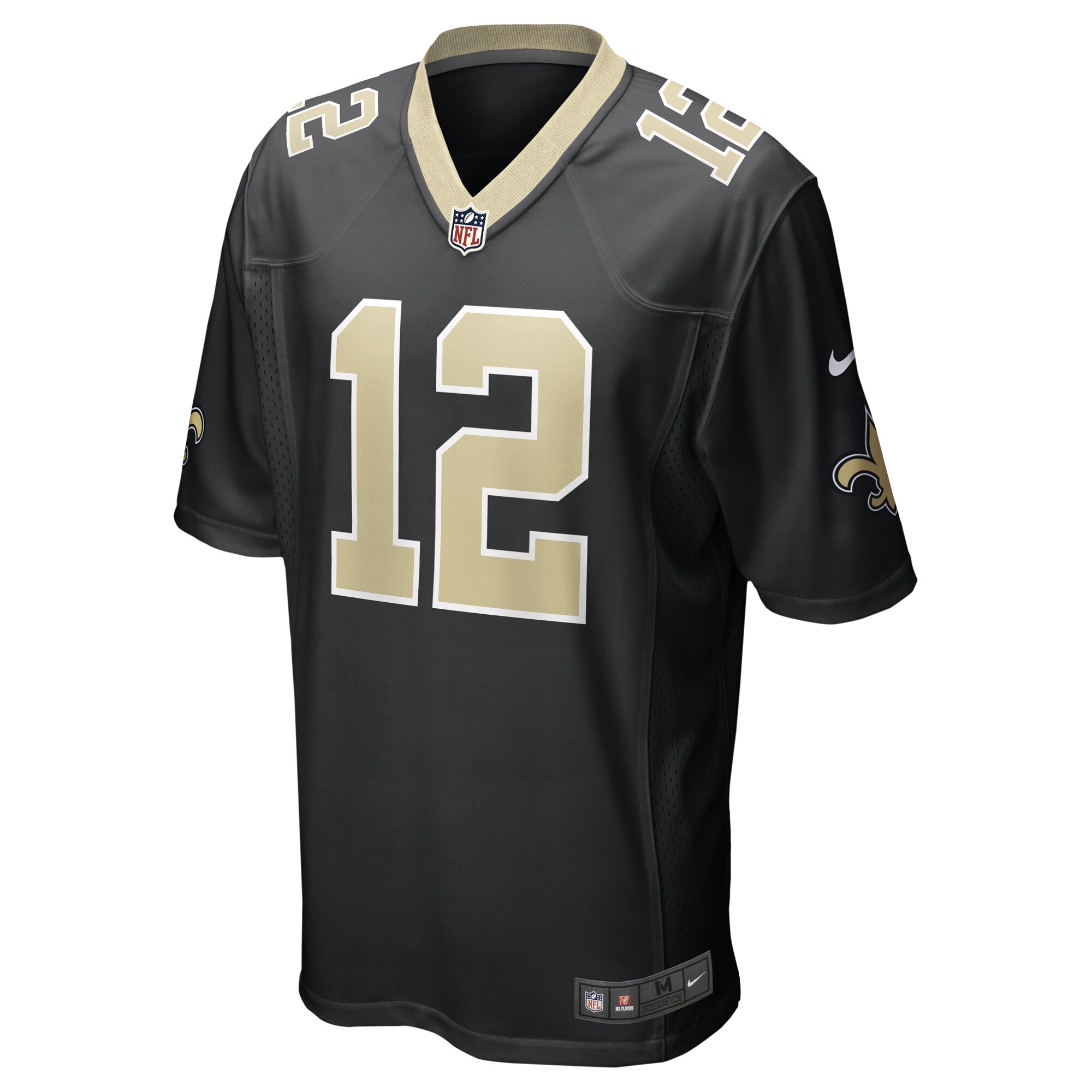 Chris Olave New Orleans Saints Nike 2022 NFL Draft First Round Pick Game Jersey - Black
