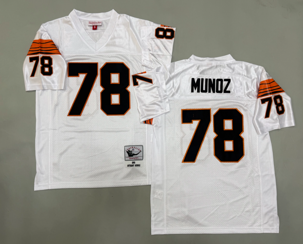 Anthony Muñoz  Cincinnati Bengals Authentic Throwback Retired Player Jersey