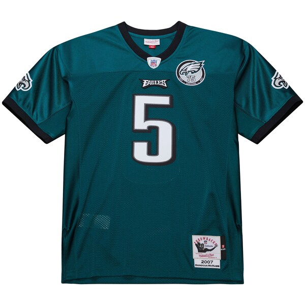 Donovan McNabb Philadelphia Eagles  2007 Authentic Throwback Retired Player Jersey - Midnight Green