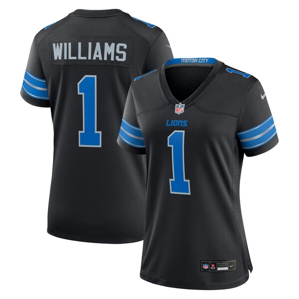 Jameson Williams Detroit Lions Nike Women's 2nd Alternate Game Player Jersey - Black/Blue