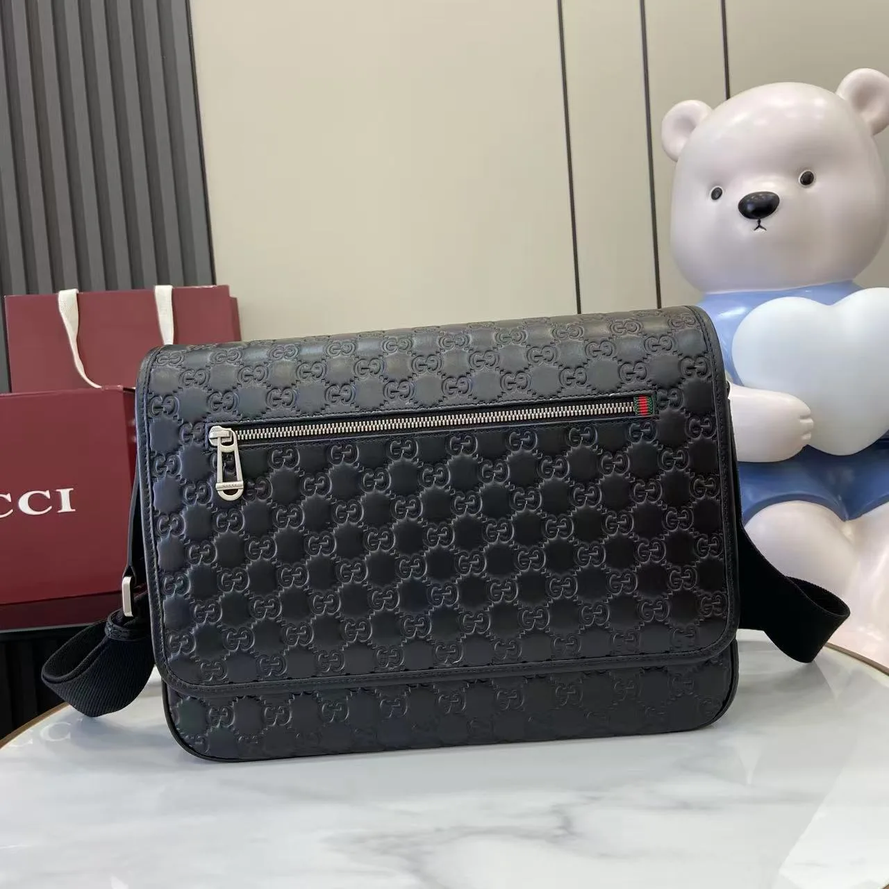 Gucci Smooth Leather Crossbody Bag product photo from LabelPicks