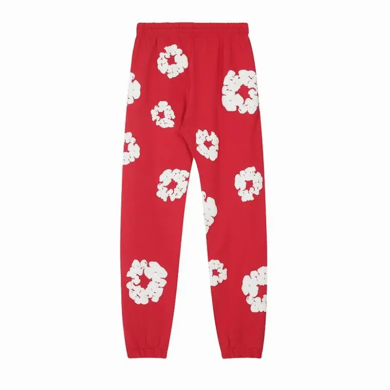 Denim Tears The Cotton Wreath Sweatpants Red