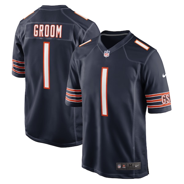 Number 1 Groom Chicago Bears Nike Game Jersey - Navy