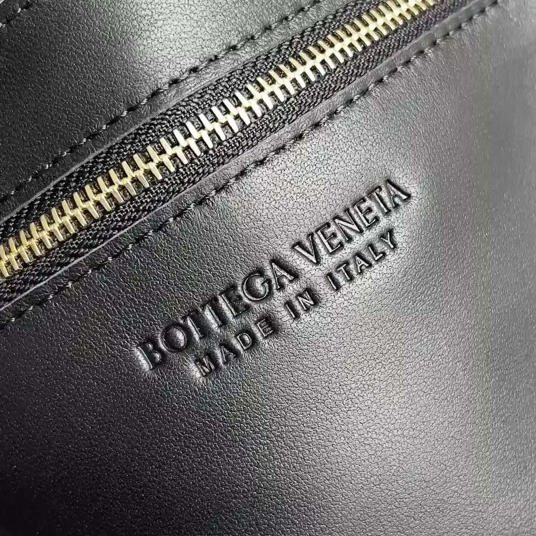 Bottega Veneta Cassette Black Grained Leather Shoulder Bag product photo from LabelPicks