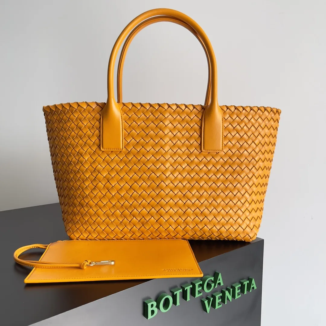 Bottega Veneta Intrecciato Woven Leather Cabat Tote Bag product photo from LabelPicks