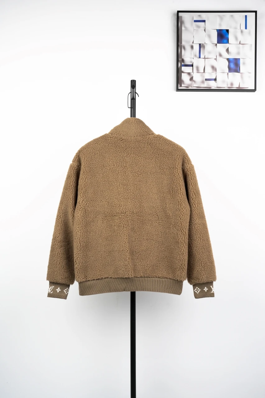 Louis Vuitton Brown Sherpa Zip Jacket product photo from LabelPicks