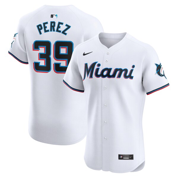 Eury Perez Miami Marlins Nike Home Elite Player Jersey - White