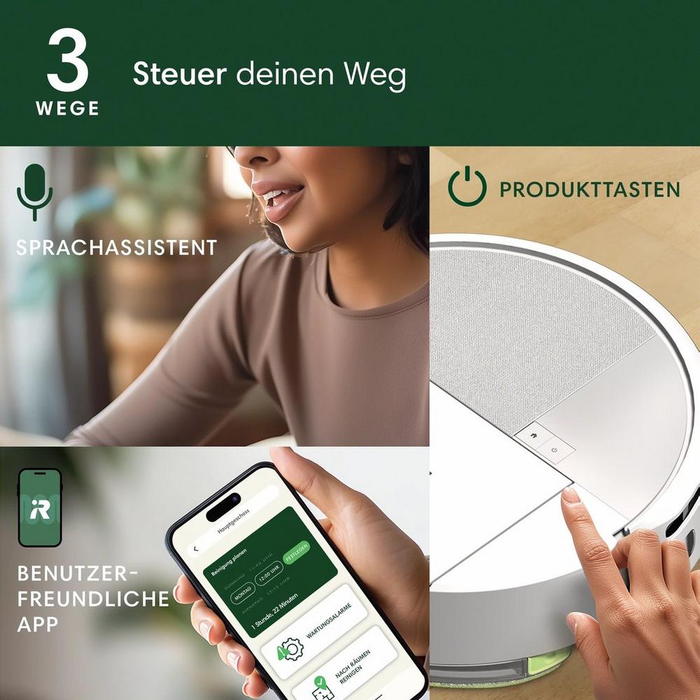 Roomba® 205 DustCompactor™ Combo Roboter – Weiß