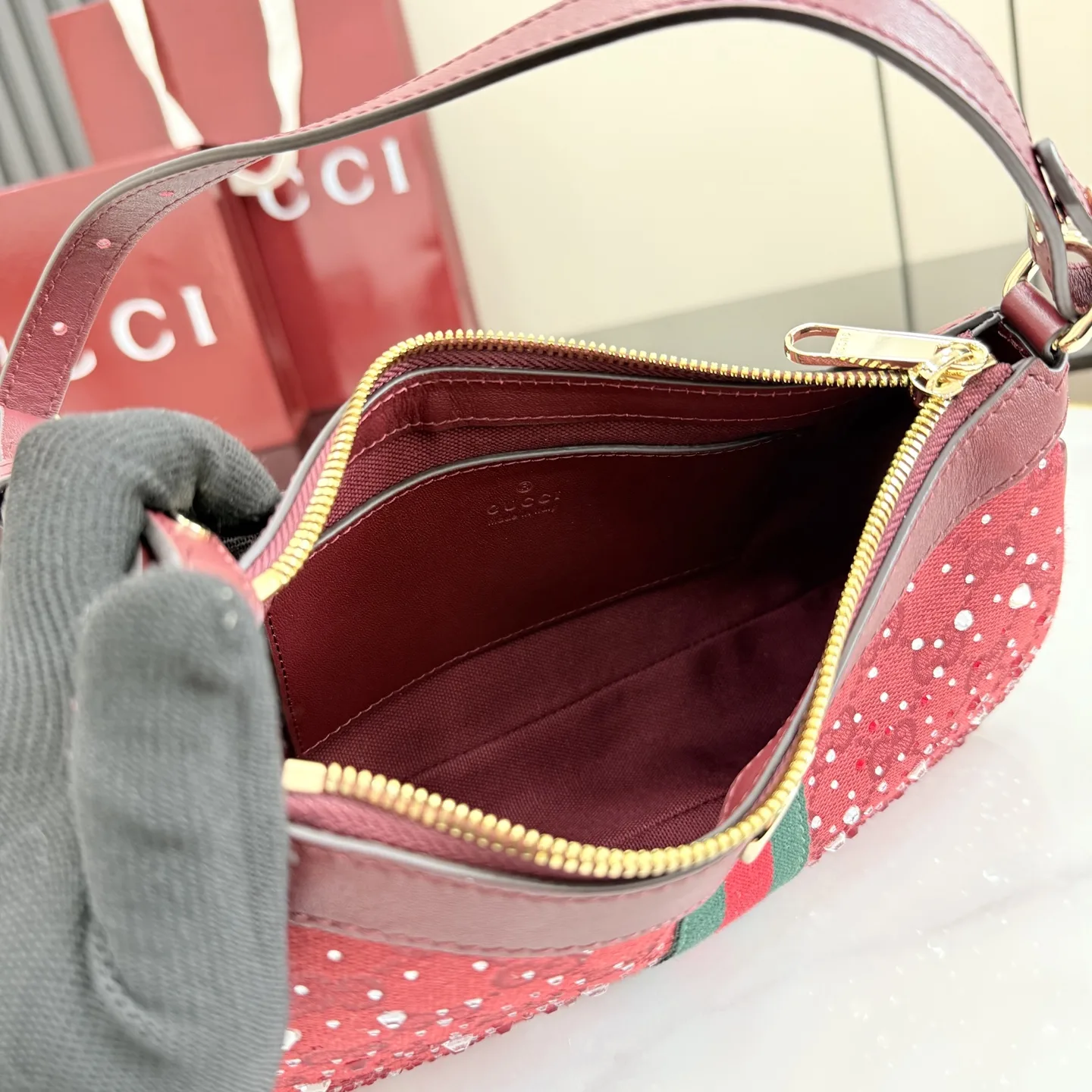 Gucci Ophidia GG Supreme Canvas Crossbody Bag product photo from LabelPicks