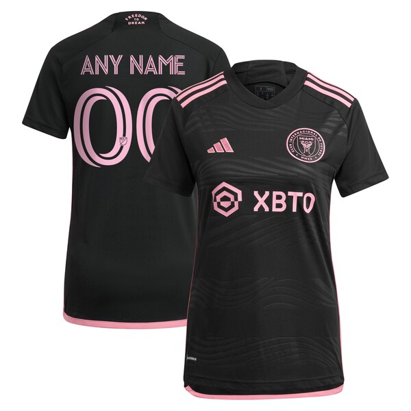 Inter Miami CF adidas Women's 2024 La Noche Replica Custom Jersey - Black