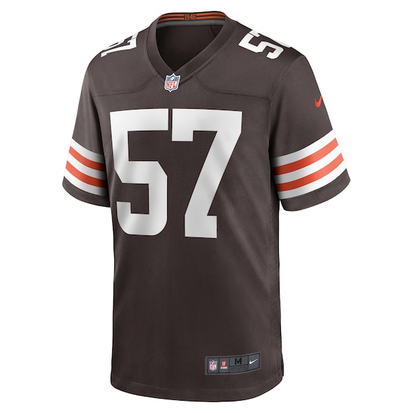 Isaiah McGuire Cleveland Browns Nike Team Game Jersey -  Brown