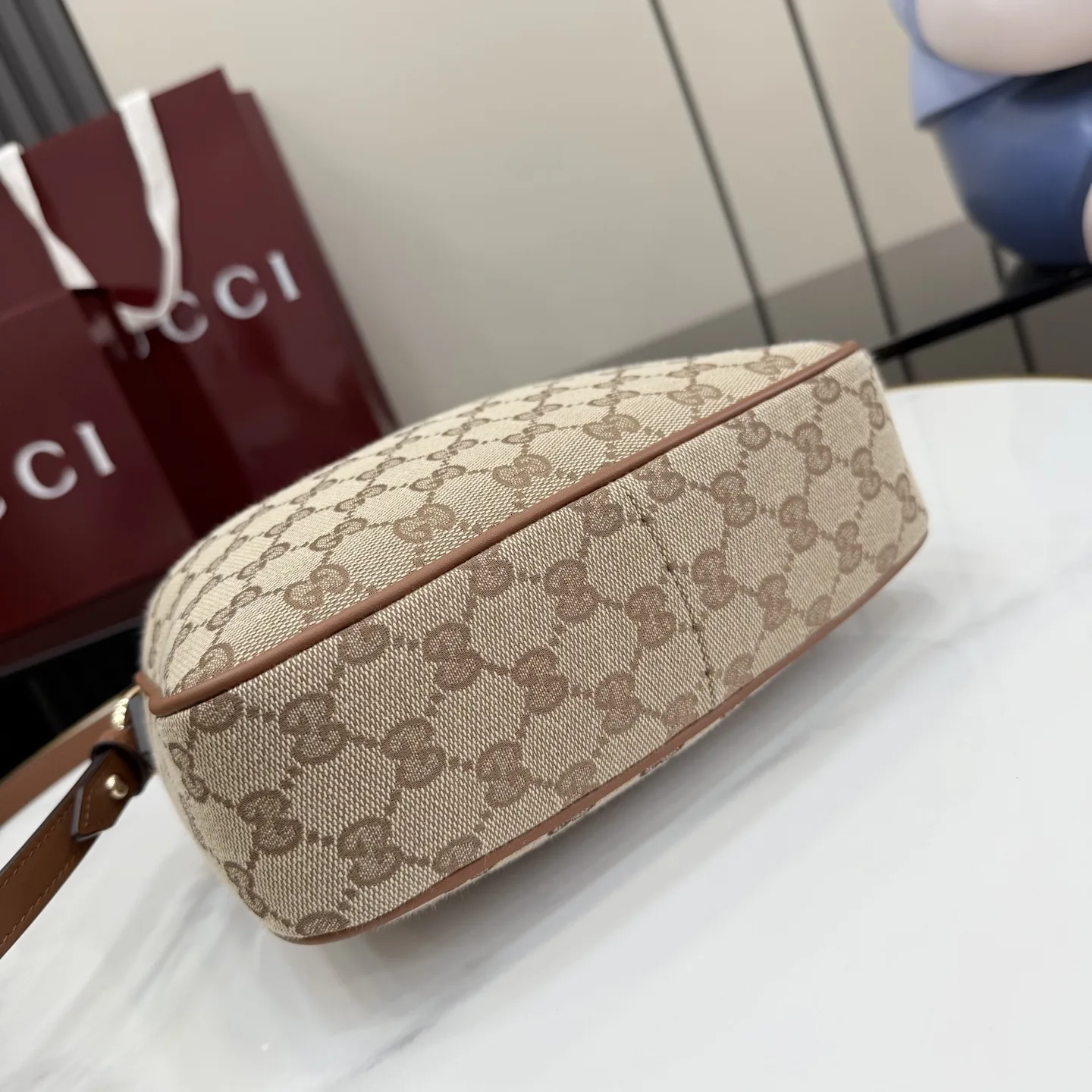 Gucci Brown GG Supreme Canvas Top Handle Bag product photo from LabelPicks