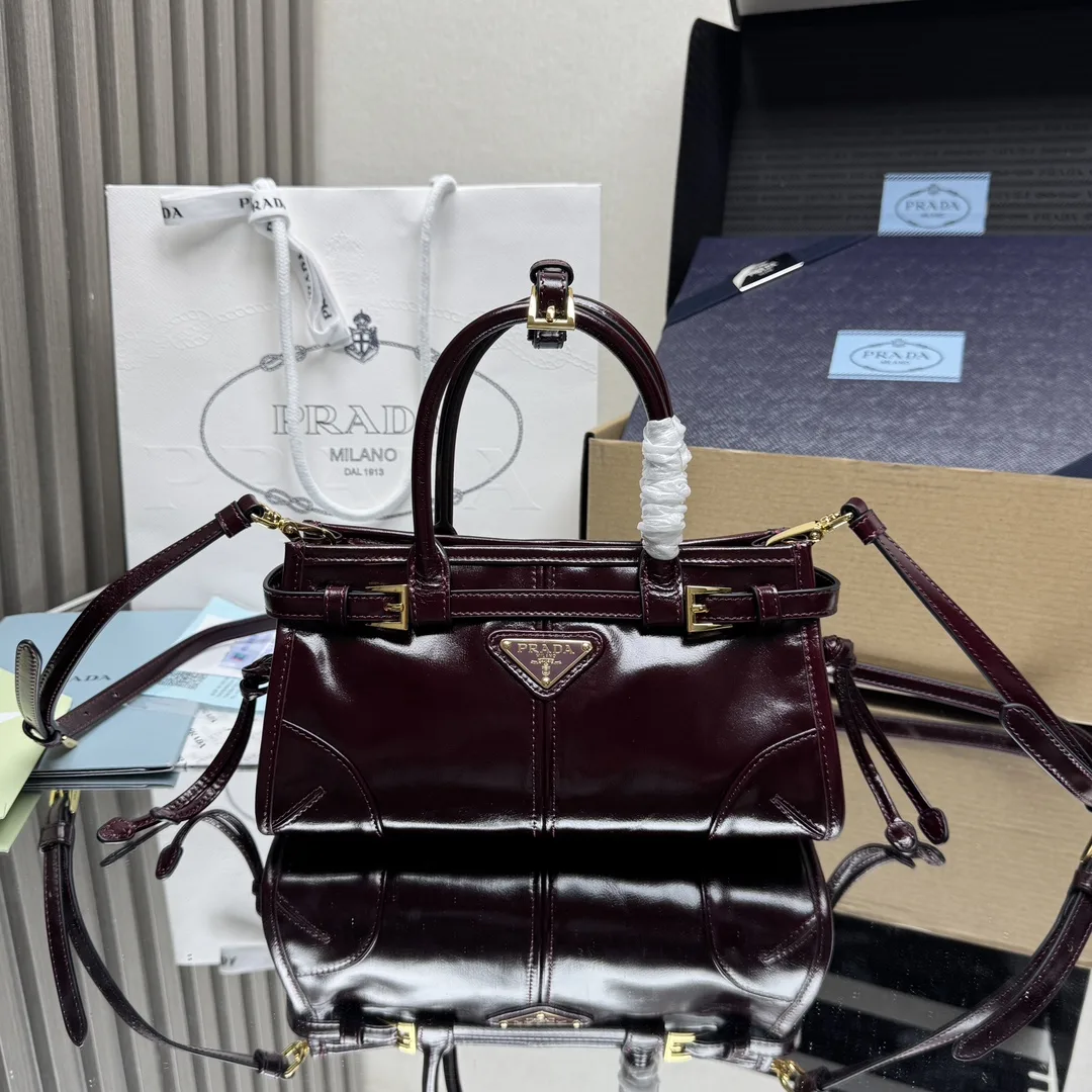 Prada Polished Top Handle Bag product photo from LabelPicks