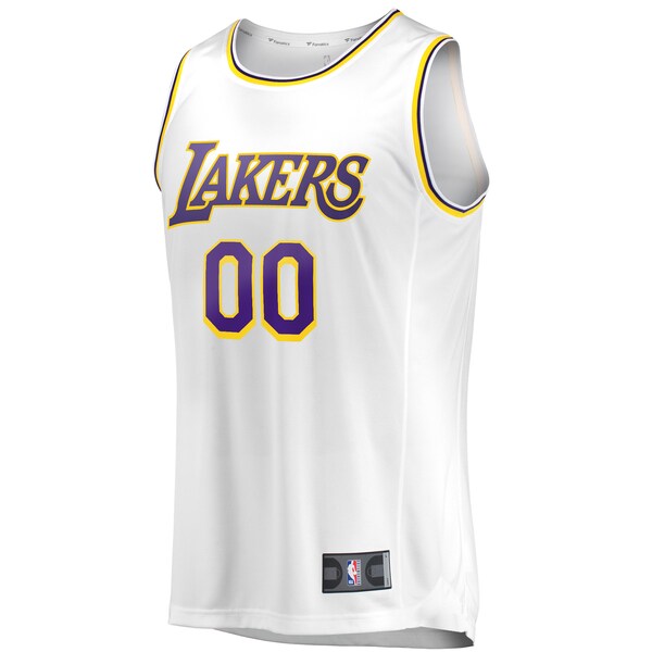 Los Angeles Lakers  Youth Fast Break Replica Custom Jersey - Association Edition - White