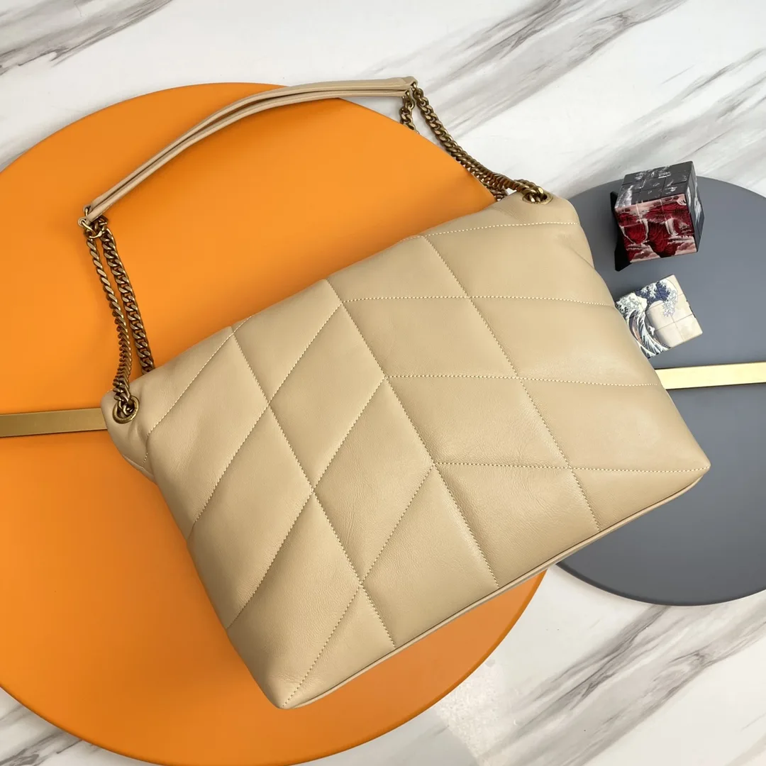 Saint Laurent Loulou Beige Quilted Leather Shoulder Bag product photo from LabelPicks