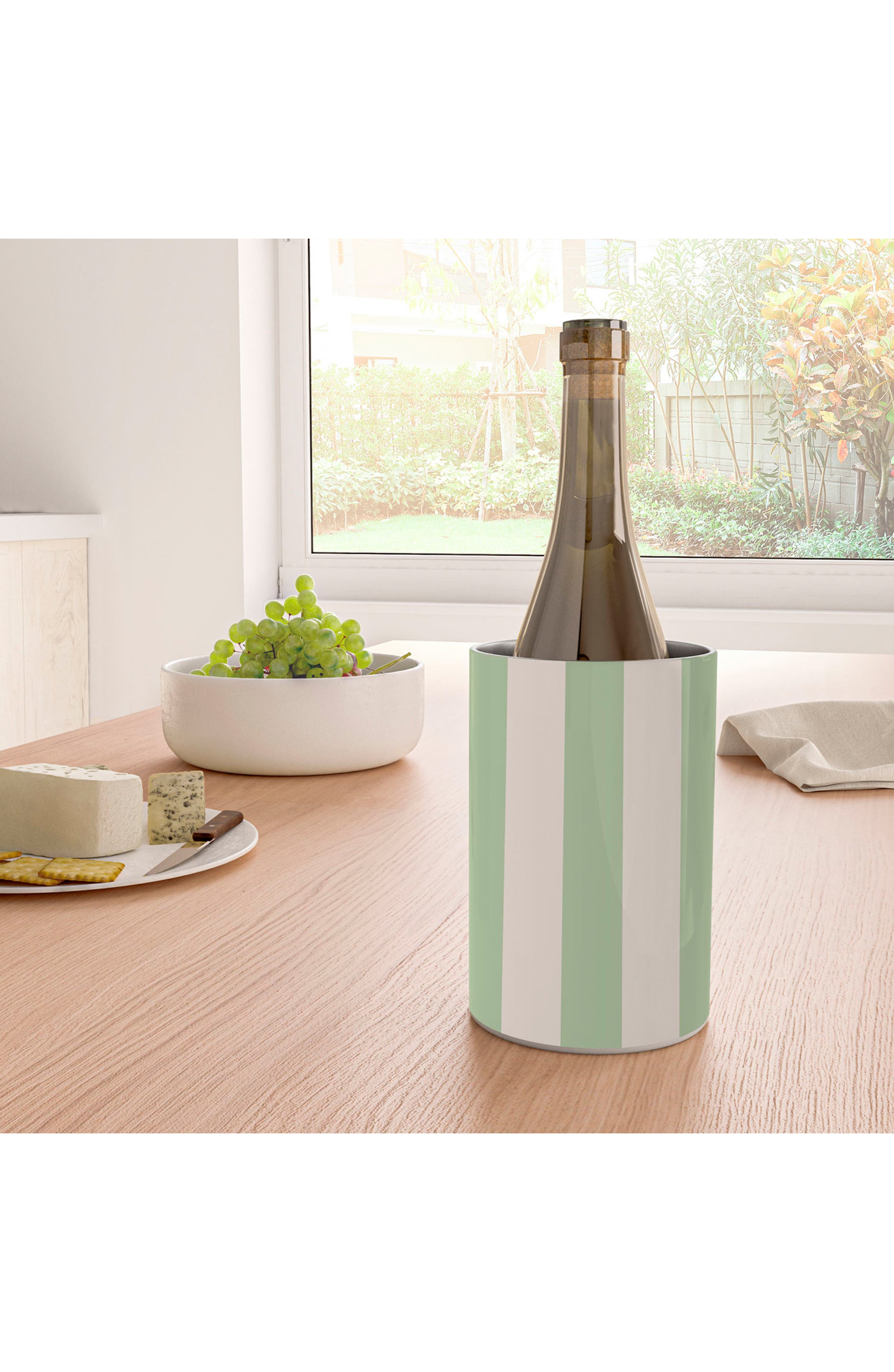 Deny Designs Veritcal Stripes Stainless Steel Wine Chiller