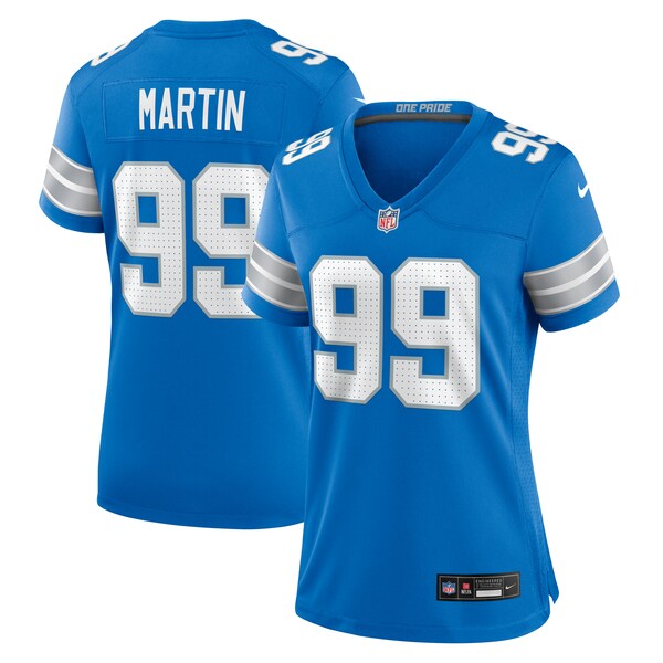 Brodric Martin Detroit Lions Nike Women's Team Game Jersey -  Blue