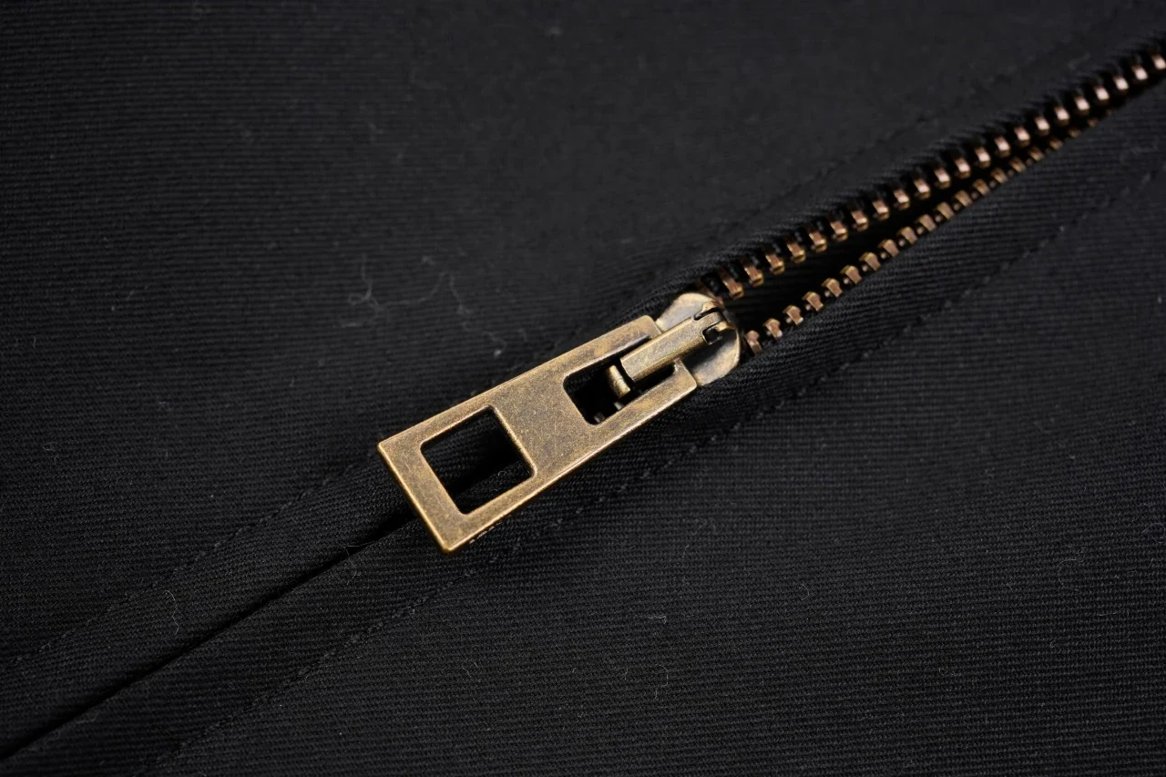 LOEWE Black Pleated Back Zip Jacket product photo from LabelPicks