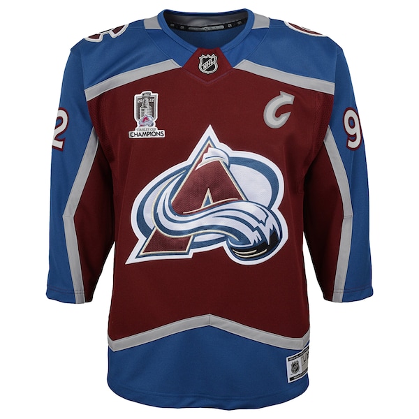 Gabriel Landeskog Colorado Avalanche Preschool Home 2022 Stanley Cup Champions Premier Player Jersey - Burgundy