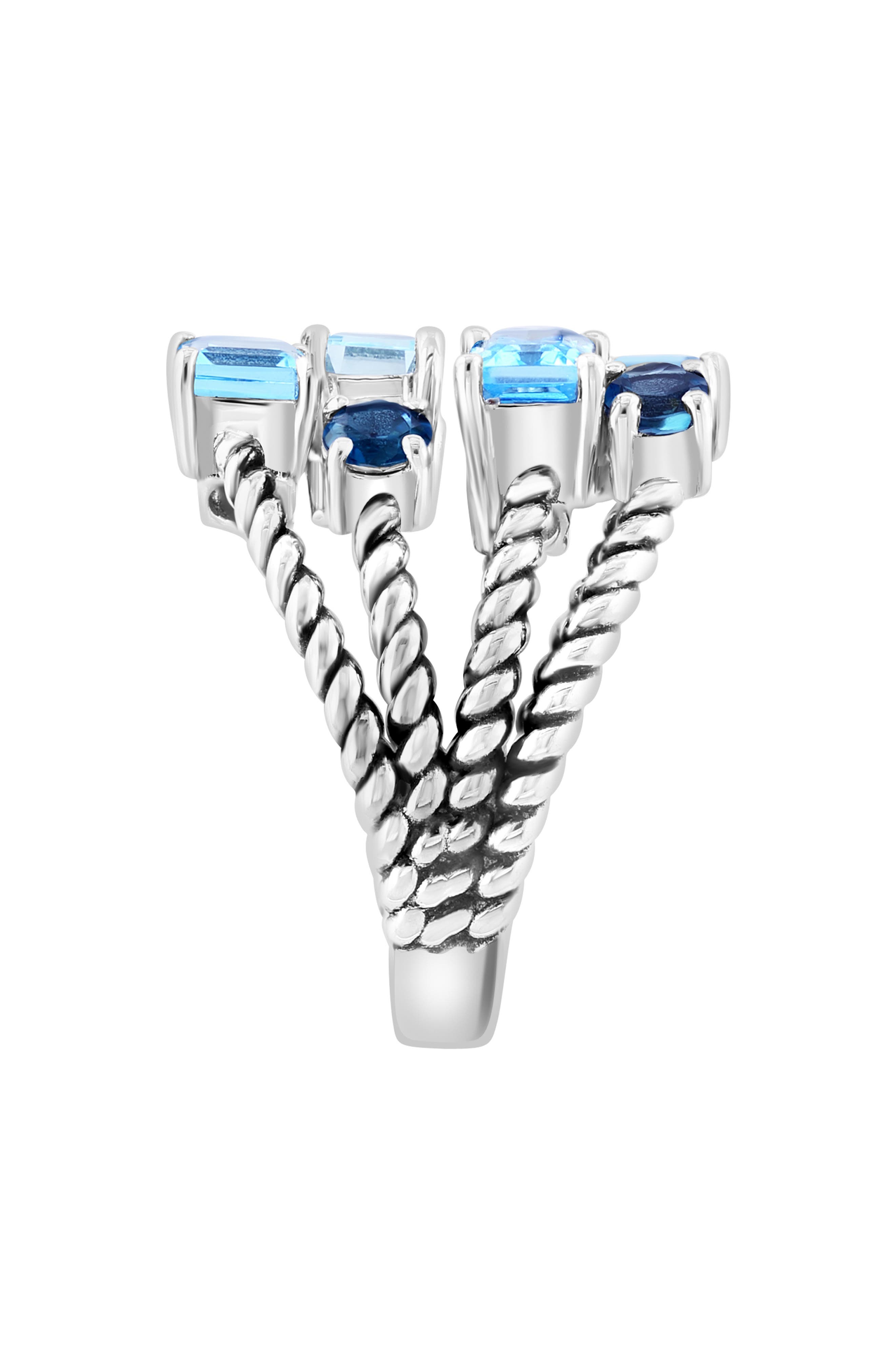 EFFY Sterling Silver London Blue Topaz Ring - Size 7