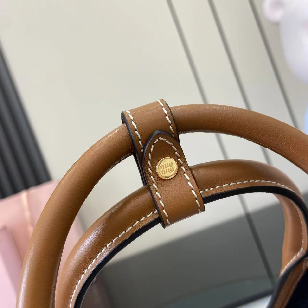 Miu Miu Brown Calfskin Tote Bag product photo from LabelPicks