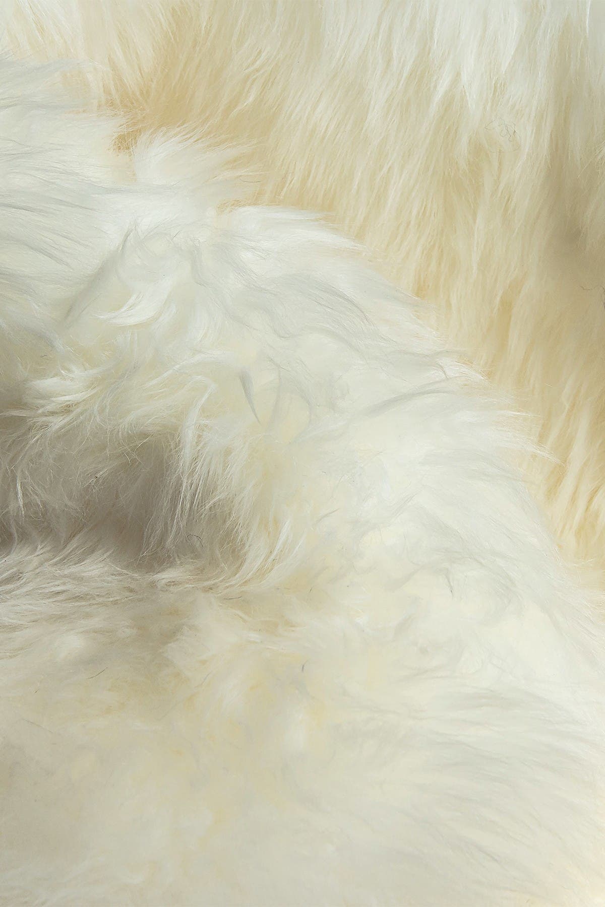 NATURAL New Zealand Rectangular Sheepskin Throw - 3ft X 5ft - Natural