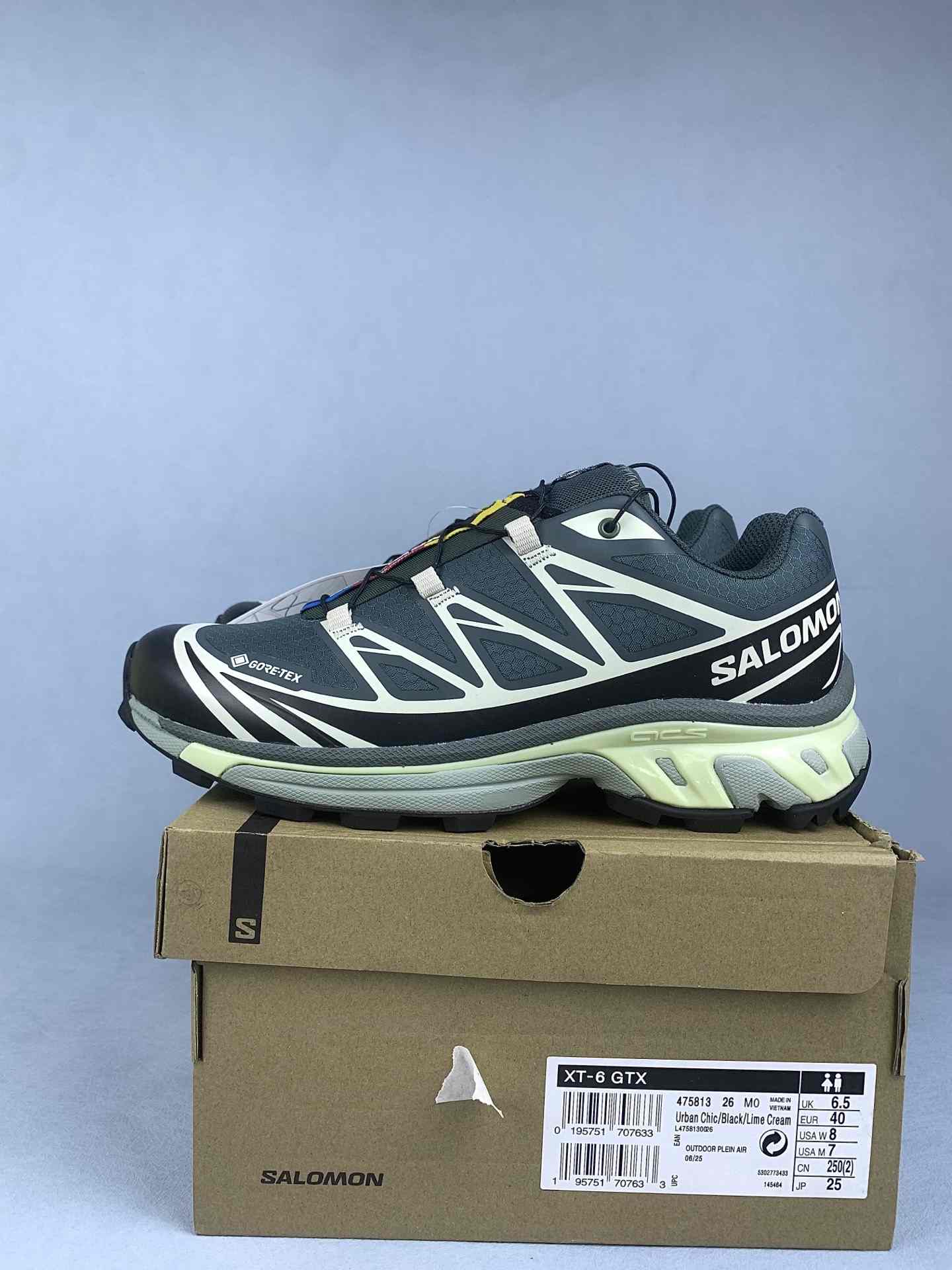 Salomon XT-6 GORE-TEX “Urban Chic Lime Cream” Shoes