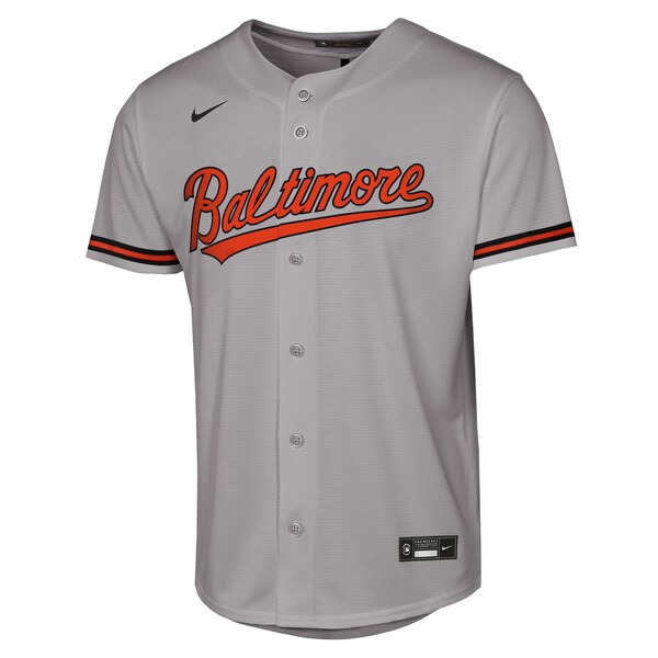 Jackson Holliday Baltimore Orioles Nike Youth Road Replica Jersey - Gray