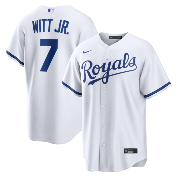 Bobby Witt Jr. Kansas City Royals Nike Home Replica Jersey - White