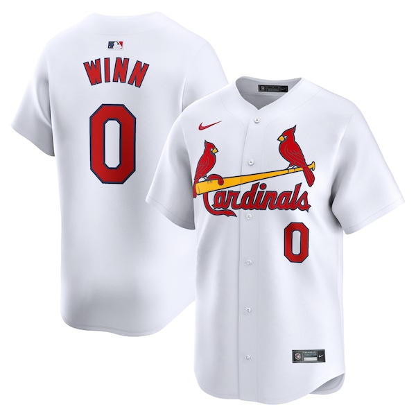 Masyn Winn St. Louis Cardinals Nike Home Limited Player Jersey - White/Gray