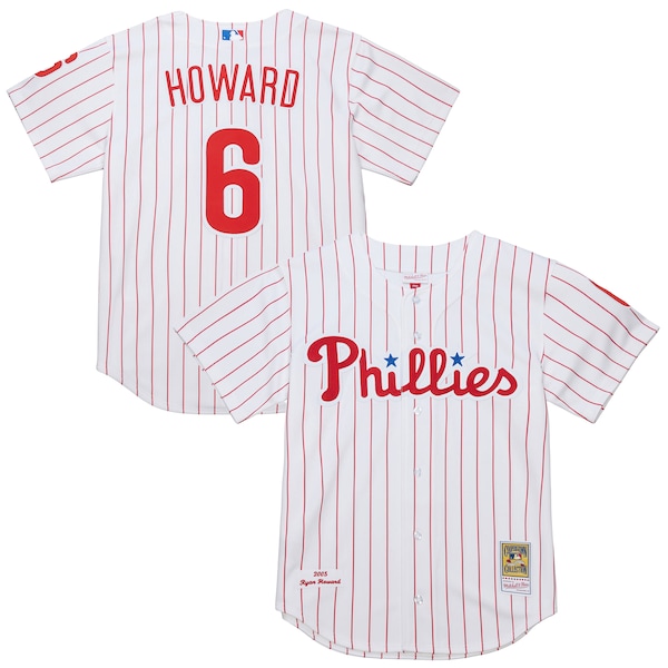 Ryan Howard Philadelphia Phillies  Cooperstown Collection Authentic Jersey – White