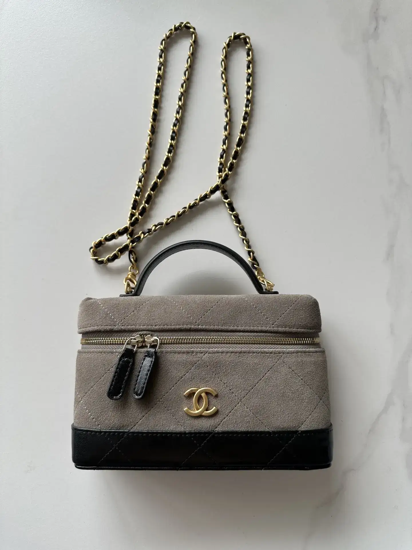 Chanel Suede Leather Shoulder Bag product photo from LabelPicks