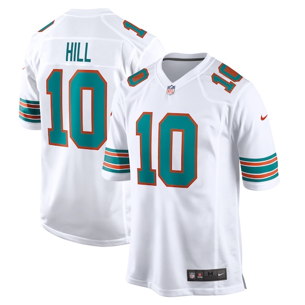 Tyreek Hill Miami Dolphins Nike Alternate Game Jersey - White/Aqua
