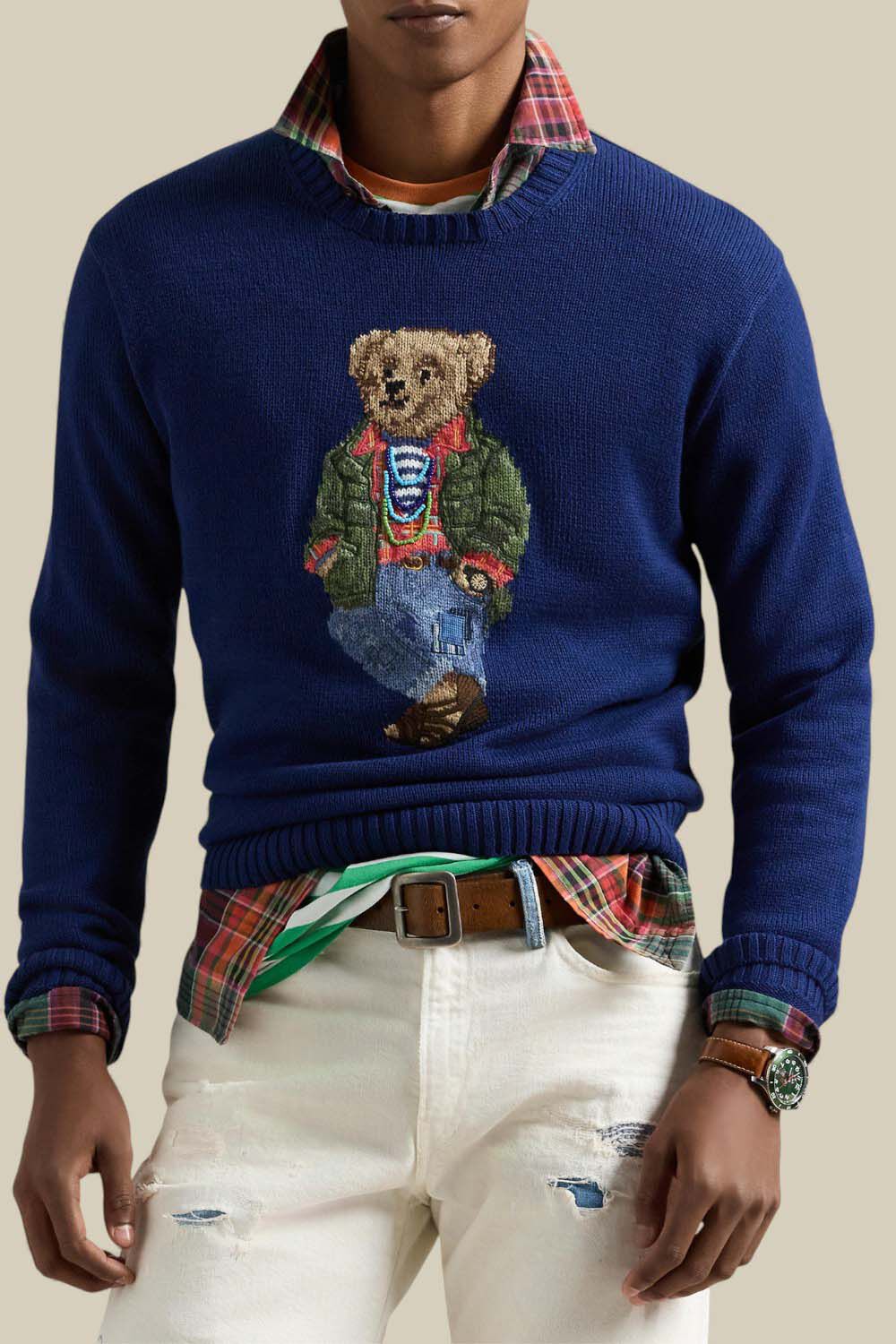 POLO RALPH LAUREN סריג דובי פולו