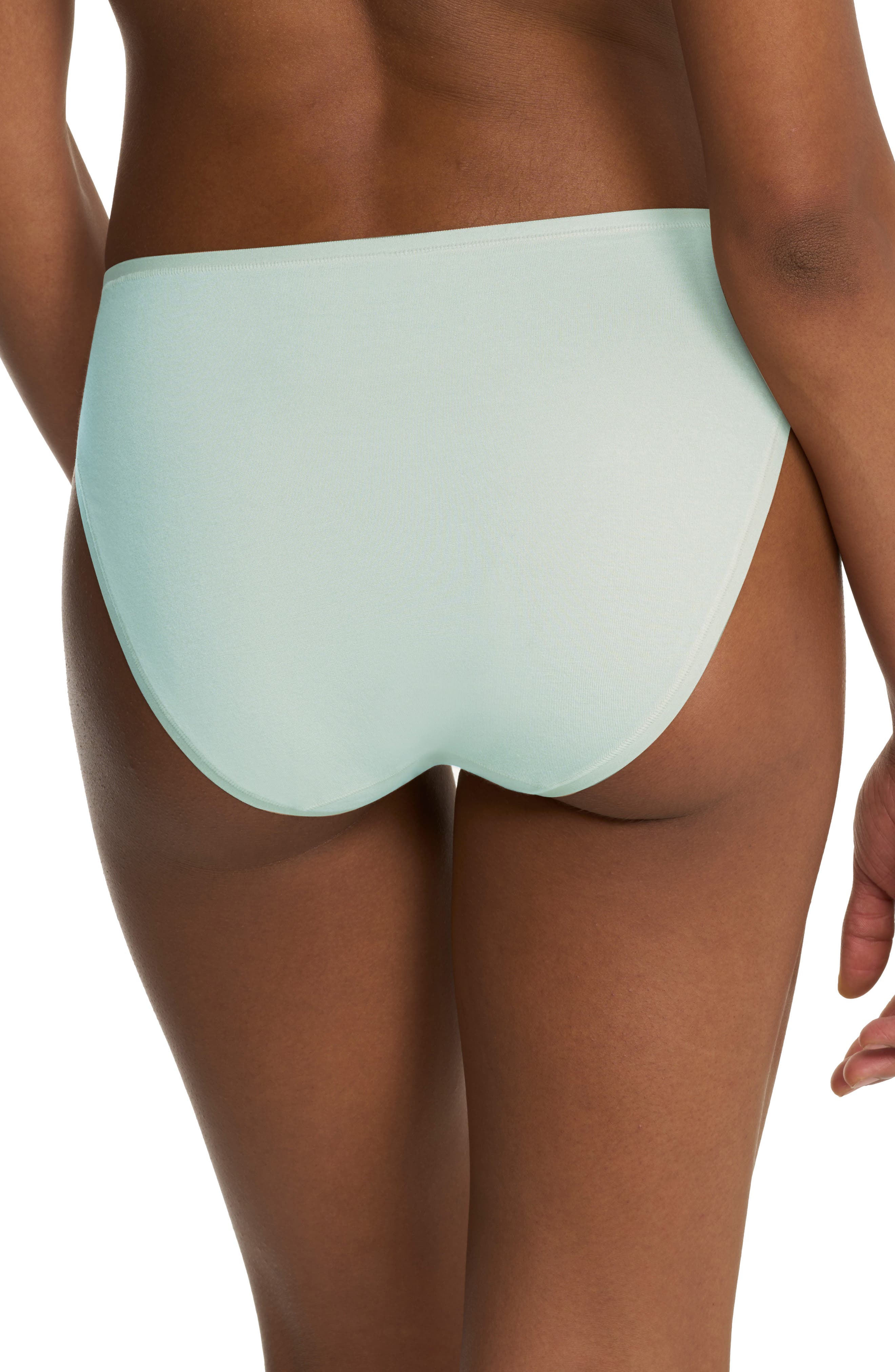 Natori Bliss Bare Cotton High Cut Briefs