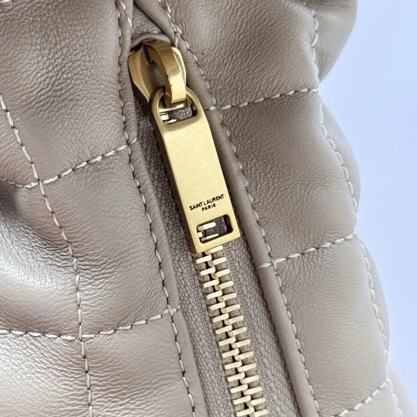 Saint Laurent Icare Beige Lambskin Hobo Bag product photo from LabelPicks