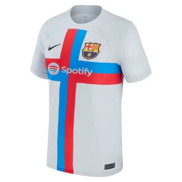 Pedri Barcelona Nike 2022/23 Third Breathe Stadium Replica Player Jersey - Gray