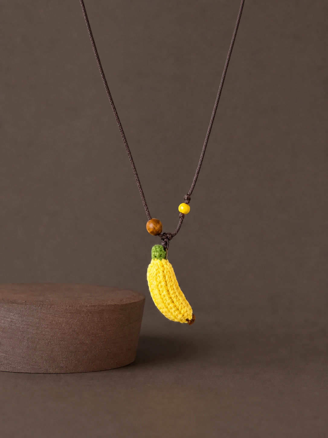 Crochet Banana Necklace