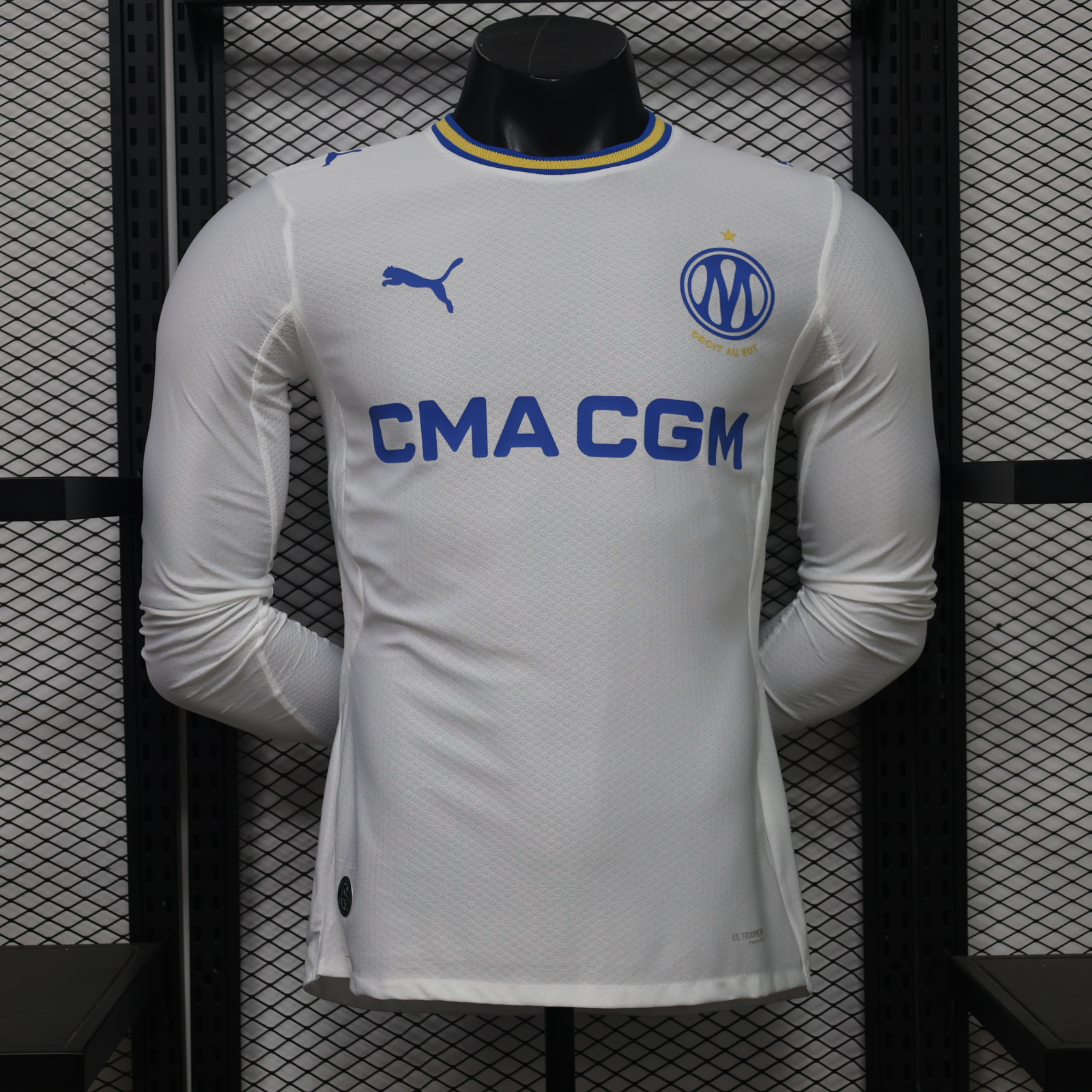 Marseille Home Long Sleeves Jersey Player Version 26/27