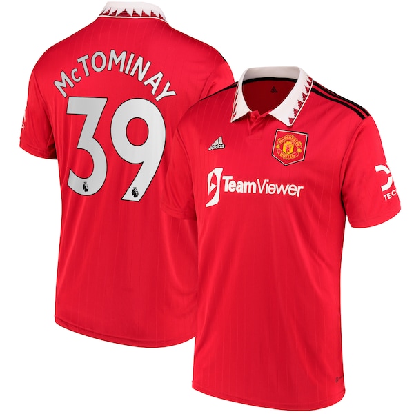 Scott McTominay Manchester United adidas 2022/23 Home Replica Player Jersey - Red