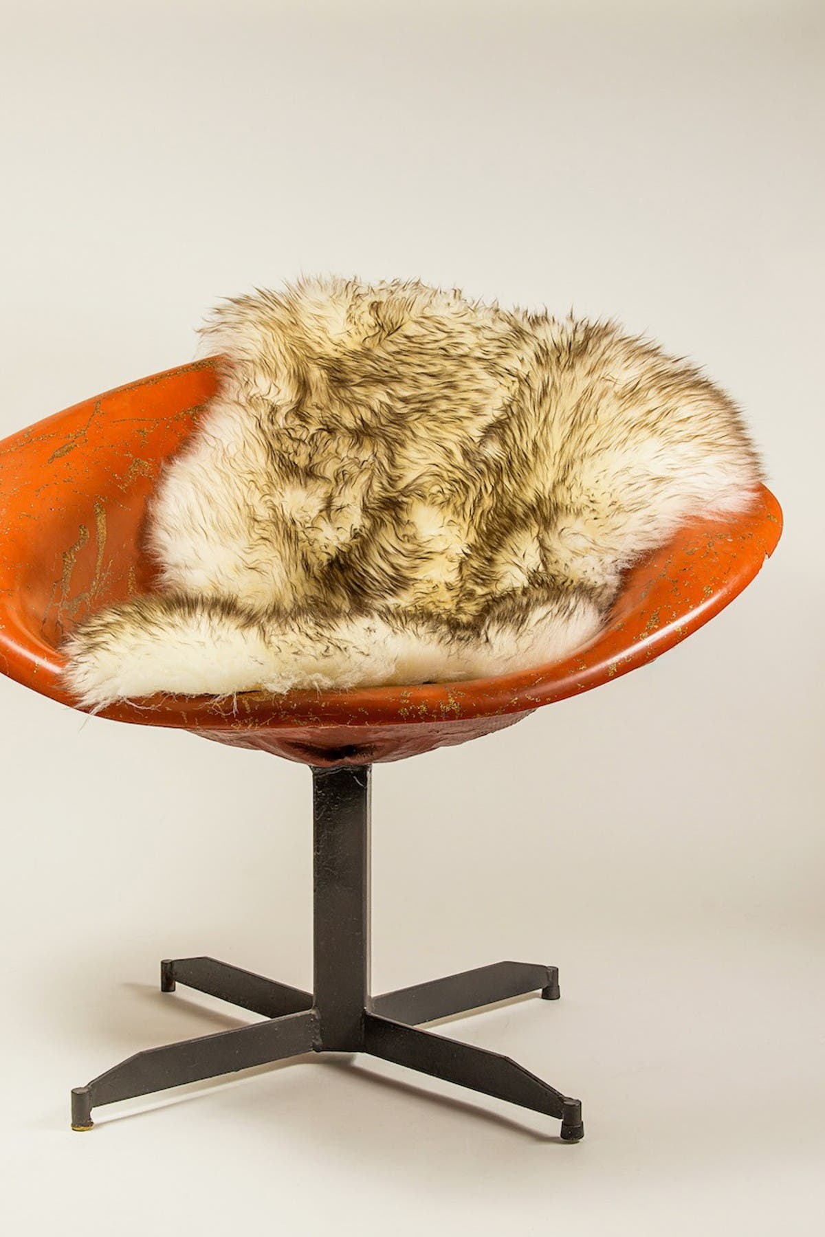 NATURAL Milan Genuine Sheepskin Shearling Throw 24