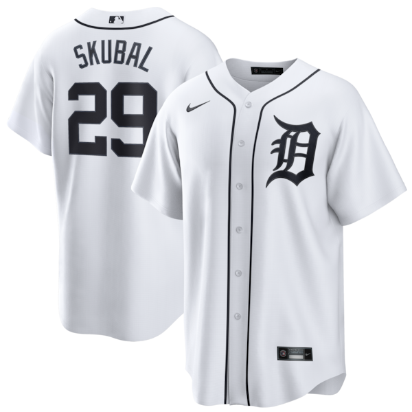 Tarik Skubal Detroit Tigers Nike Home Replica Jersey - White