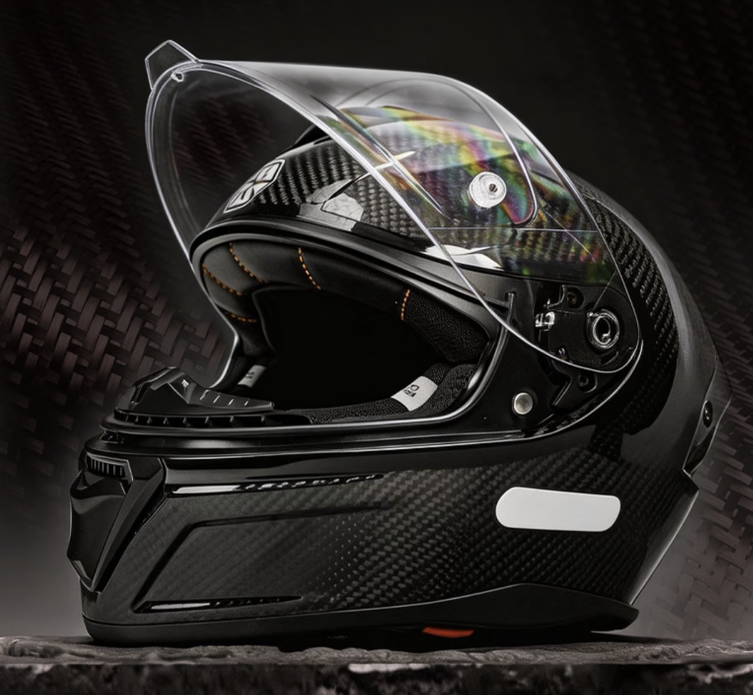 SCOYCO Motorcycle Helmet Full Real Carbon Fiber Lightweight 1.2KG Size M-2XL - GreshamTech