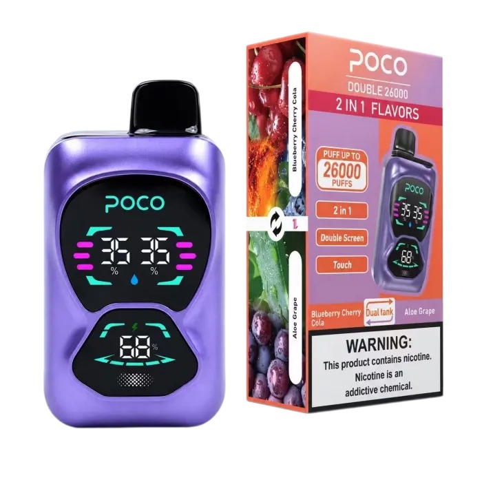 POCO DB 26000 Dual Flavors Disposable Vape (10-piece box)