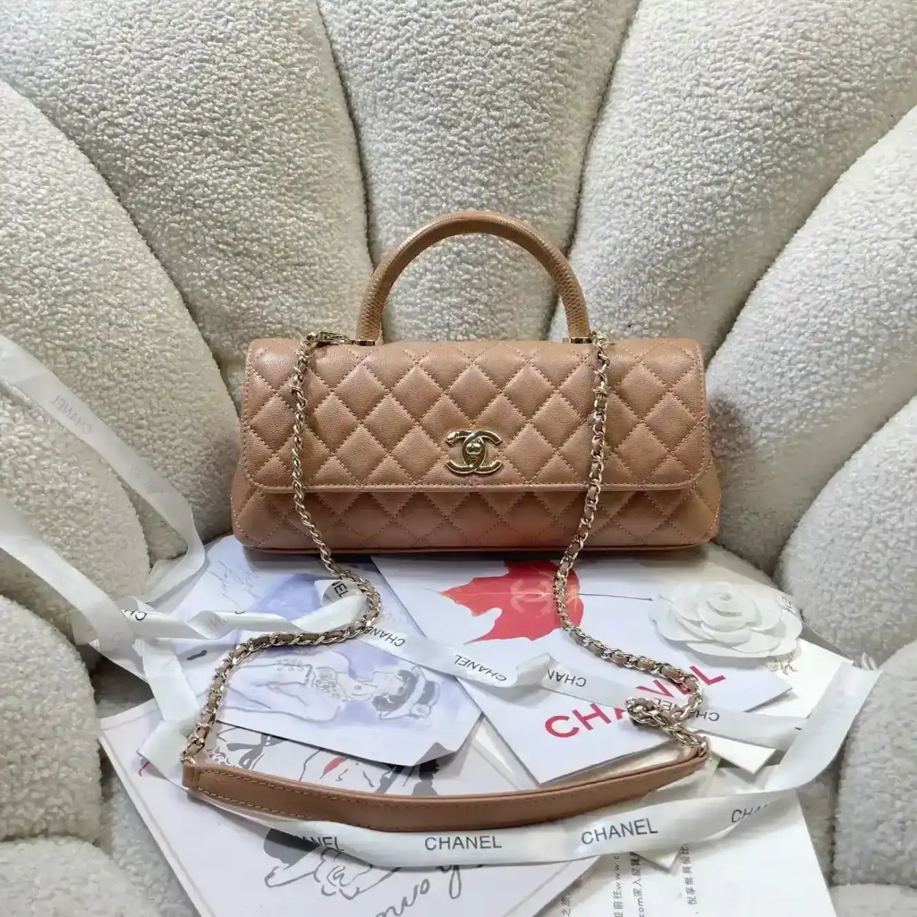 Chanel Coco Handle Black Calfskin Top Handle Bag product photo from LabelPicks