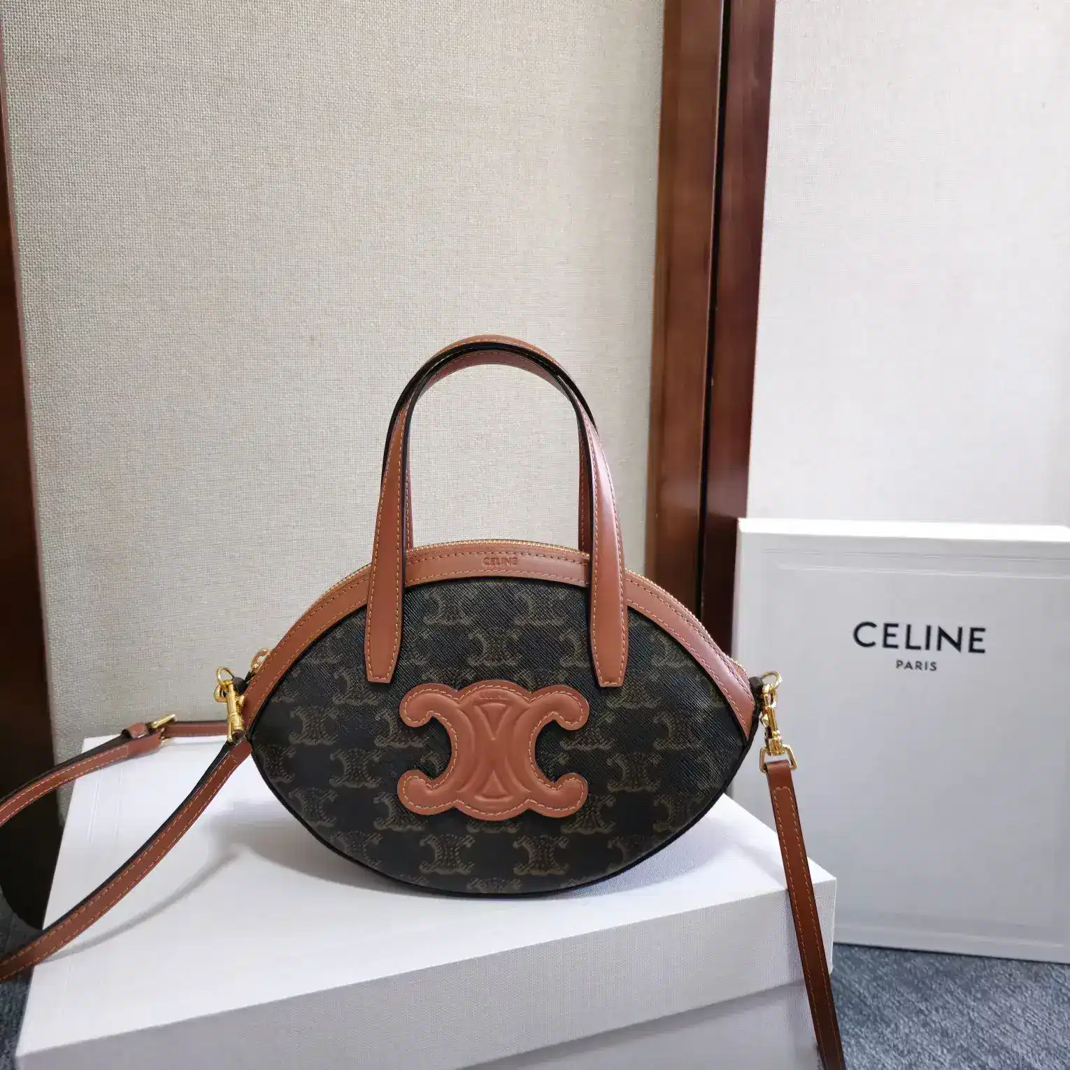 Celine Triomphe Canvas Crossbody Bag product photo from LabelPicks